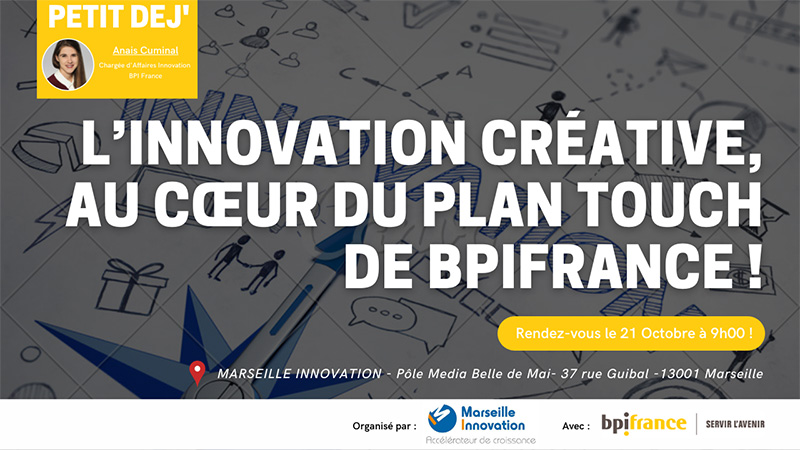 Petit-déjeuner : L'innovation créative, au coeur du plan touch de Bpifrance