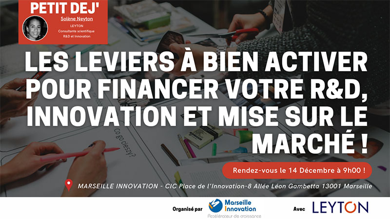 Les leviers à bien activer pour financer votre R&D, innovation et mise sur le marché