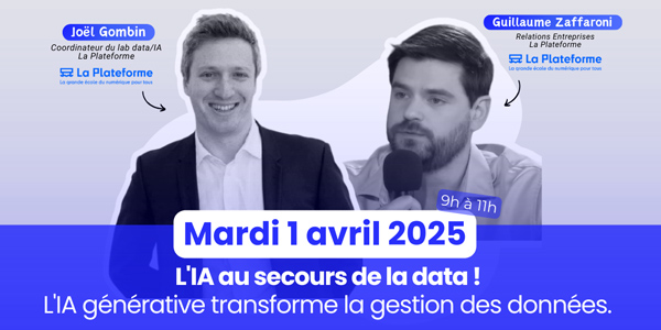 L'IA au secours de la data !