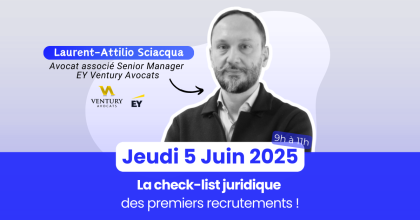 La check-list juridique des premiers recrutements