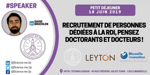 Recrutement de personnes dédiées à la RDI, pensez doctorants et docteurs !