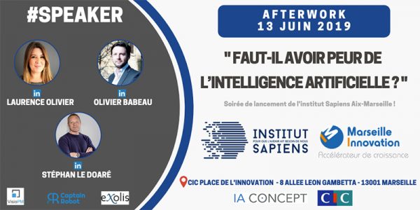 Afterwork intelligence artificielle institut Sapiens