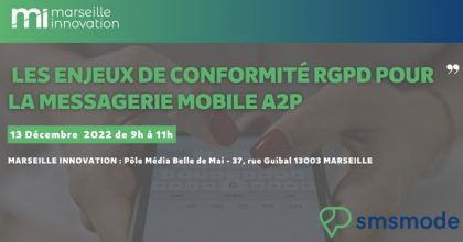 Les enjeux de conformité RGPD pour la messagerie mobile A2P